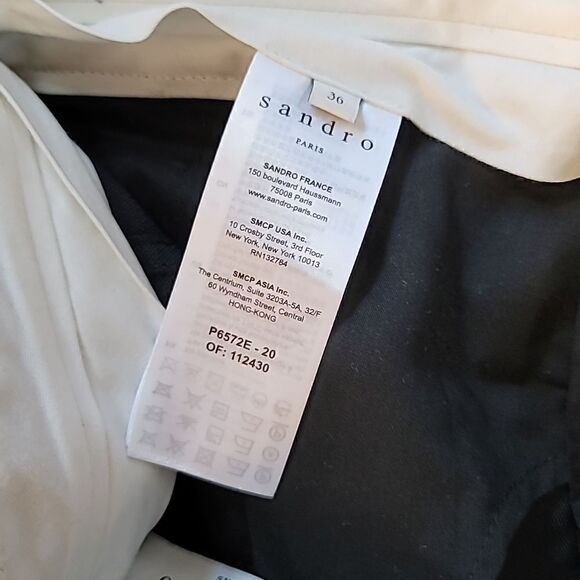 SANDRO Hodei Cargo Black Trouser - Picture 11 of 16